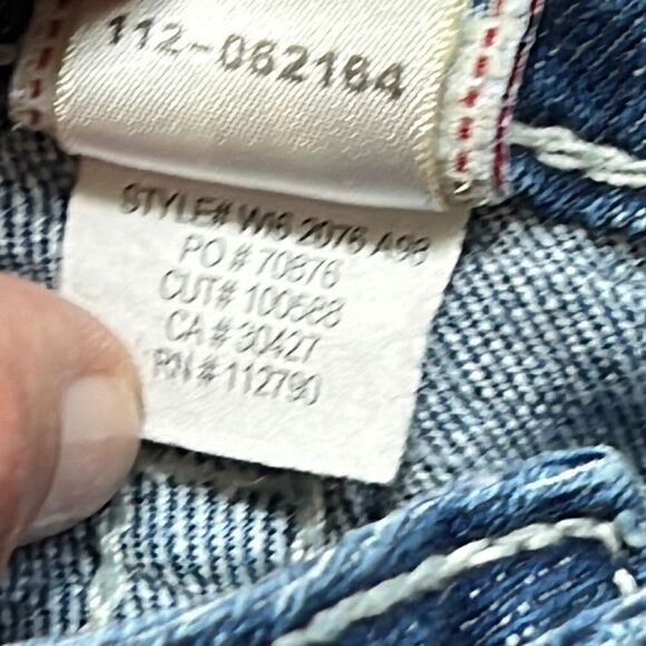 True Religion RN#112790 Low Rise Strait Leg Jeans size 28 - Picture 11 of 16